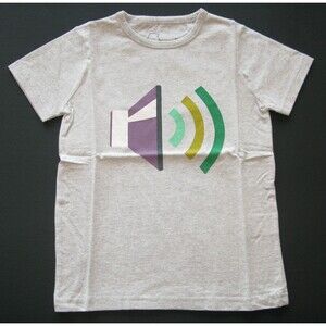 New MINI Boden boys grey green short sleeve top tee shirt speaker graphic 5 6